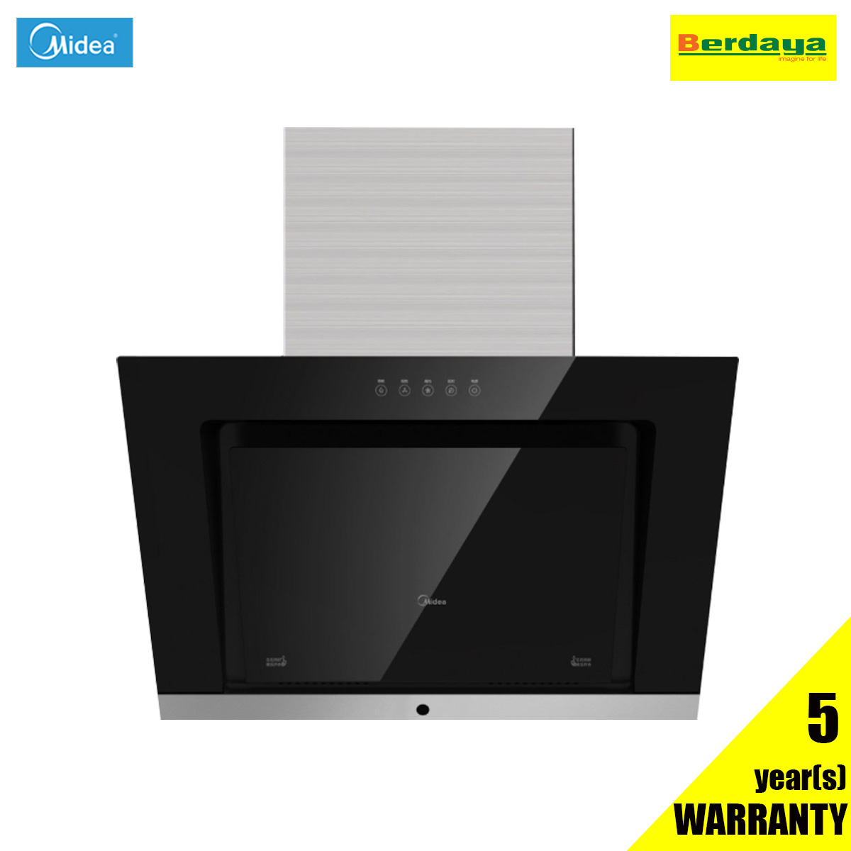 MIDEA MCH-90TR1 1400m3/hr COOKER HOOD | Berdaya